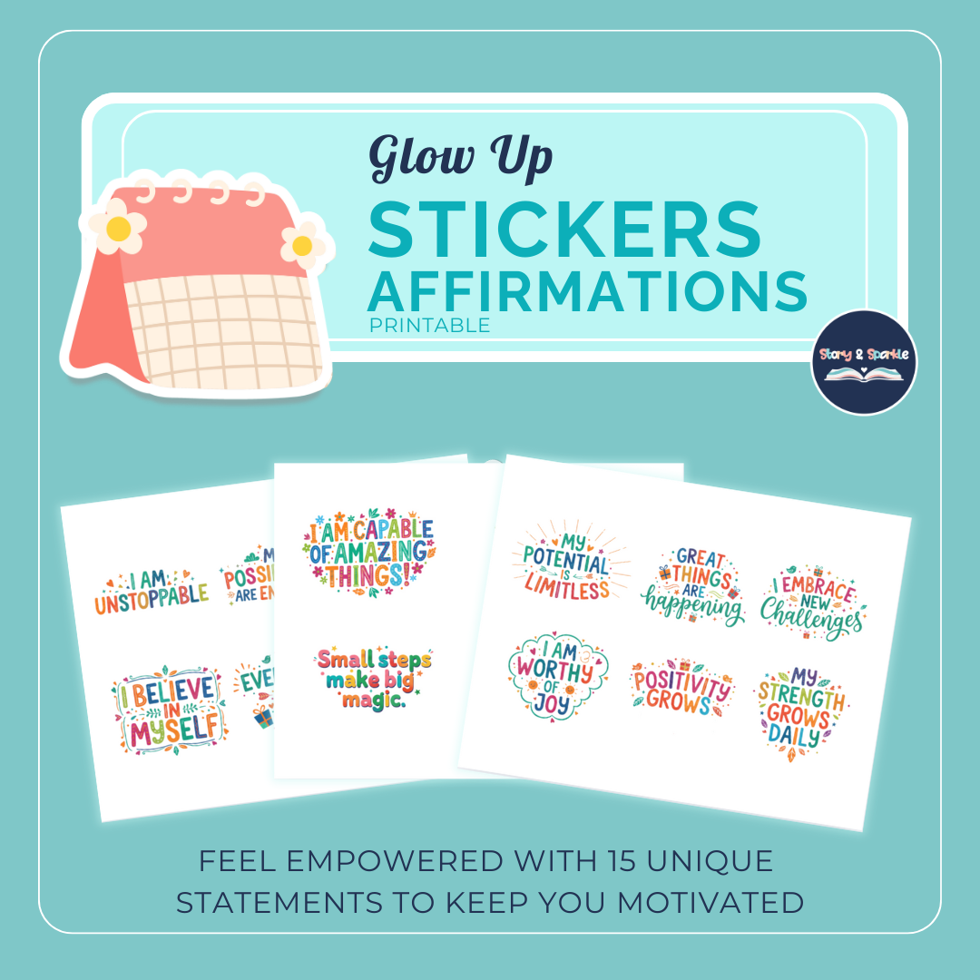 2026 Glow Up Planner Bundle + 2 Bonus Stickers