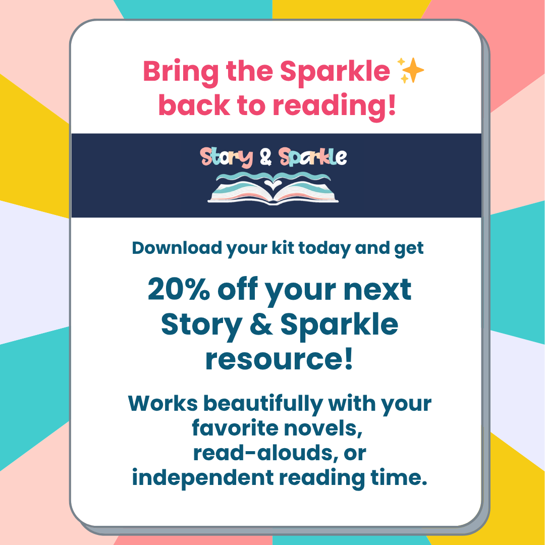 Sparkle Starter Kit — Reading Reflection & Creativity Printables for Kids, Parents & Teachers
