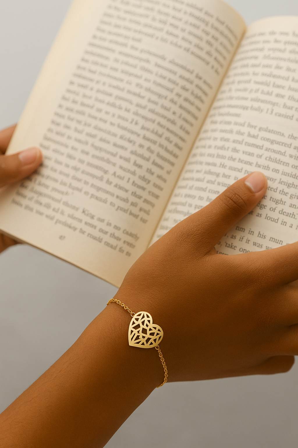 ✨ Geometric Heart Bracelet