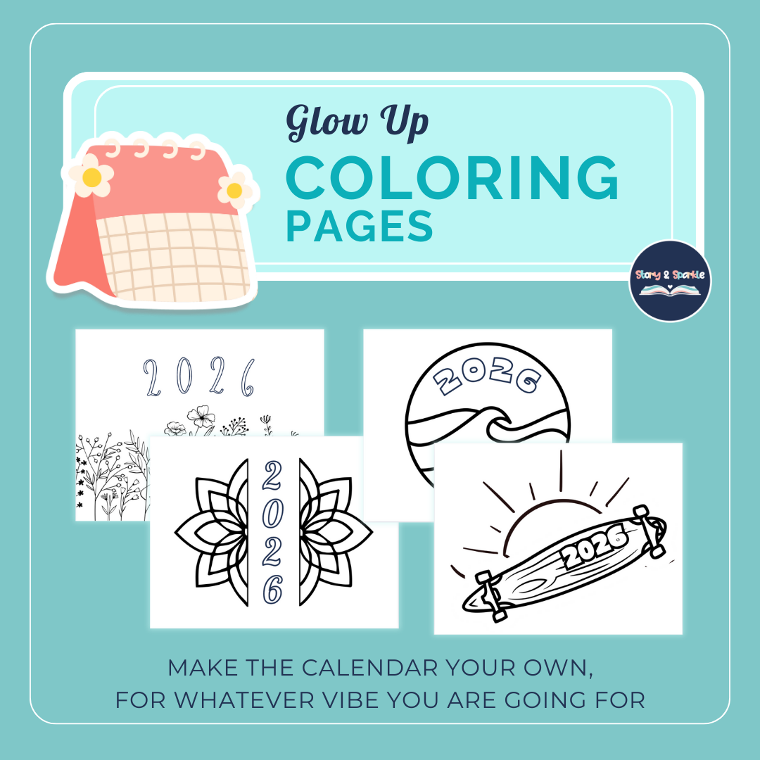 2026 Glow Up Planner Bundle + 2 Bonus Stickers