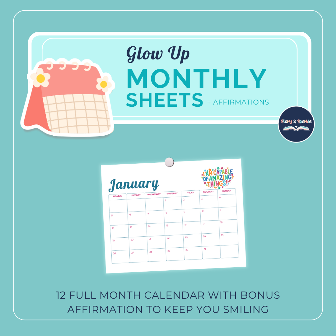 2026 Glow Up Planner Bundle + 2 Bonus Stickers