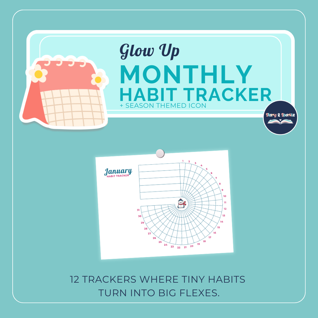 2026 Glow Up Planner Bundle + 2 Bonus Stickers