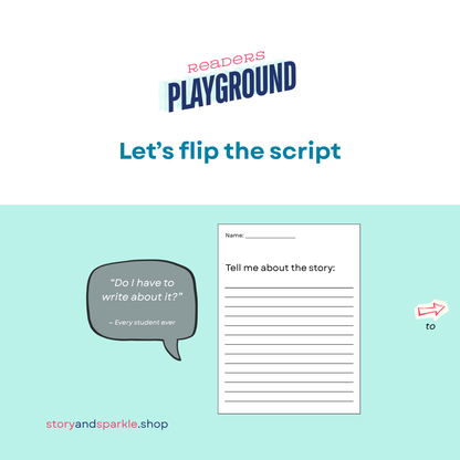 ✨ The Readers’ Playground – Reading Prompt Cards