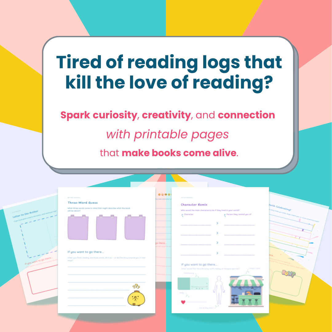 Sparkle Starter Kit — Reading Reflection & Creativity Printables for Kids, Parents & Teachers