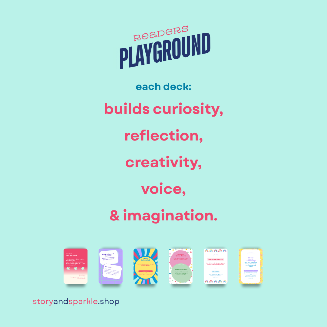✨ The Readers’ Playground – Reading Prompt Cards