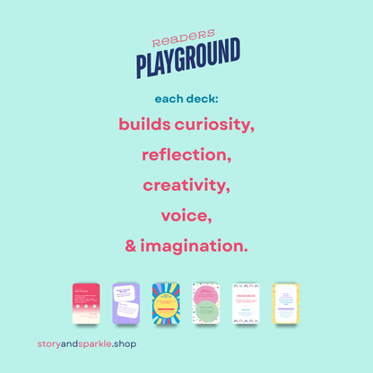✨ The Readers’ Playground – Reading Prompt Cards