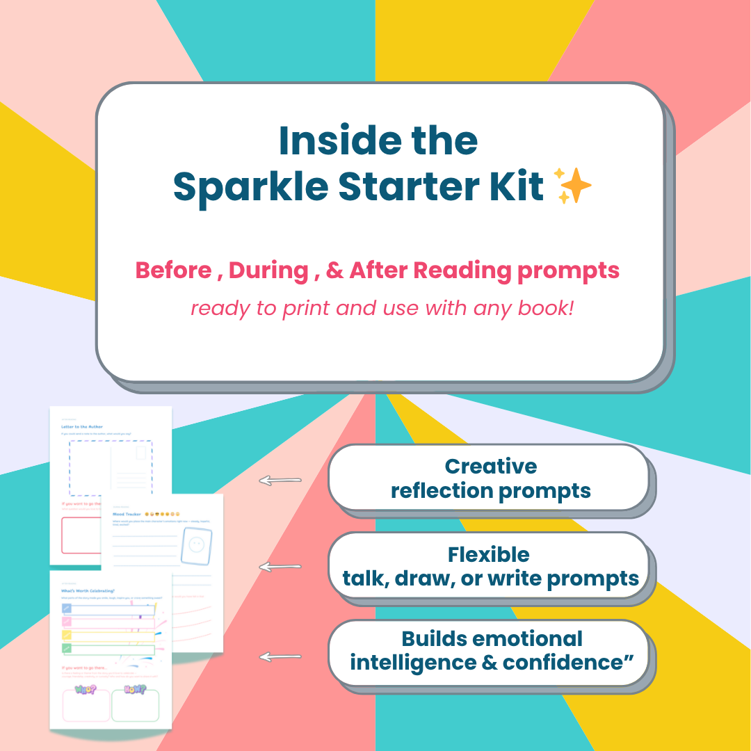 Sparkle Starter Kit — Reading Reflection & Creativity Printables for Kids, Parents & Teachers