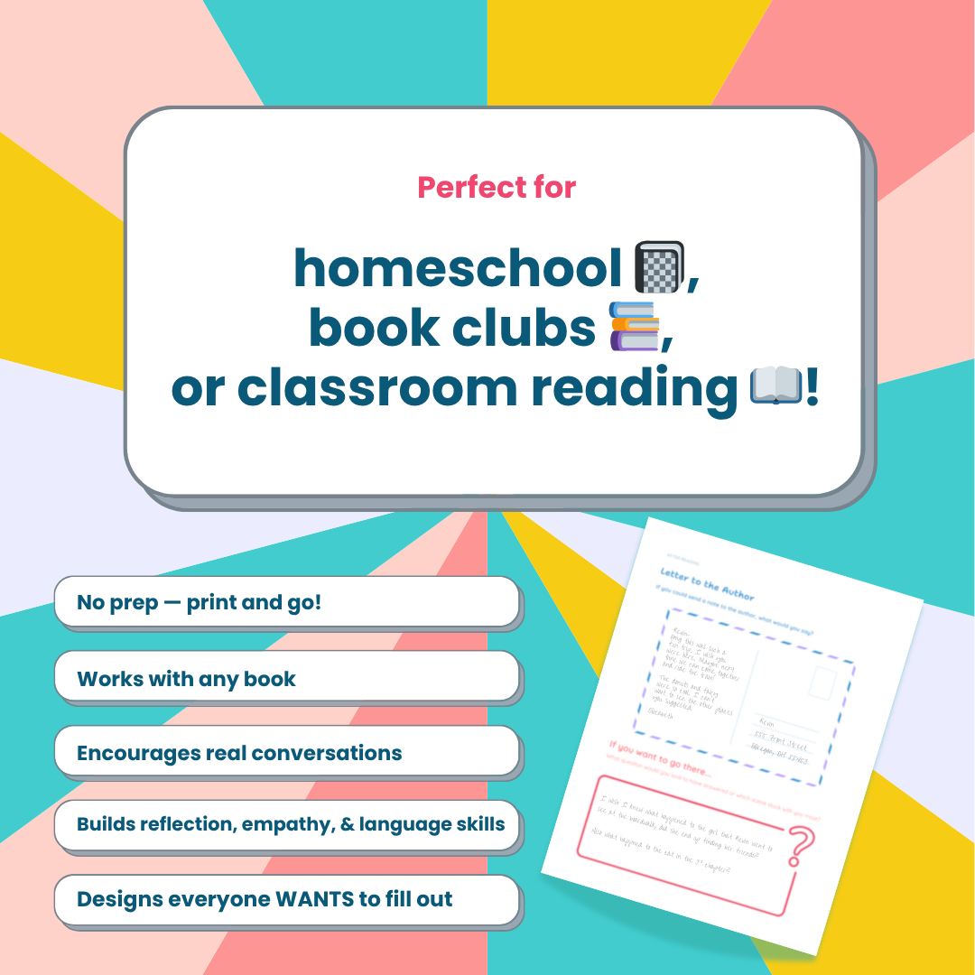 Sparkle Starter Kit — Reading Reflection & Creativity Printables for Kids, Parents & Teachers