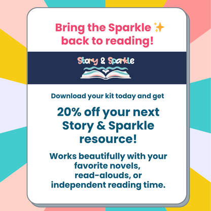 Sparkle Starter Kit — Reading Reflection & Creativity Printables for Kids, Parents & Teachers