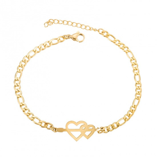 💛 Linked Hearts Bracelet