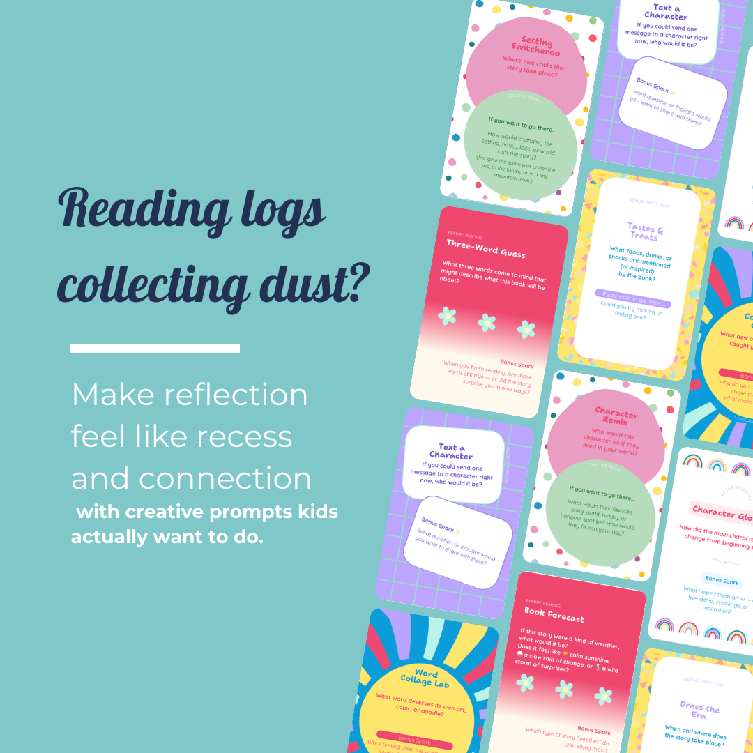 ✨ The Readers’ Playground – Reading Prompt Cards