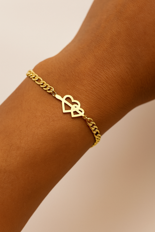 💛 Linked Hearts Bracelet